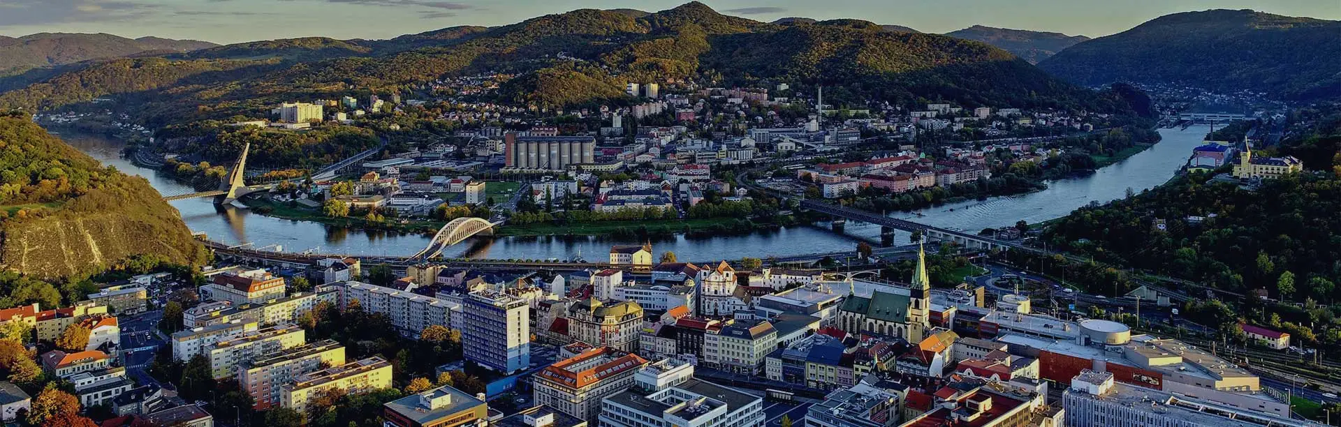 Panorama města Ústí nad Labem